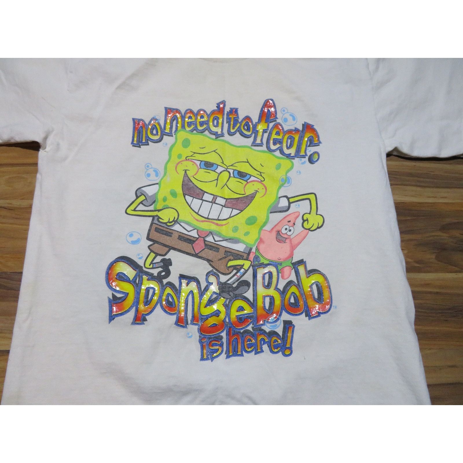 Nickelodeon No Fear SpongeBob Is Here Nickelodeon T-Shirt Sz M 2002 Size US M / EU 48-50 / 2 - 2 Thumbnail