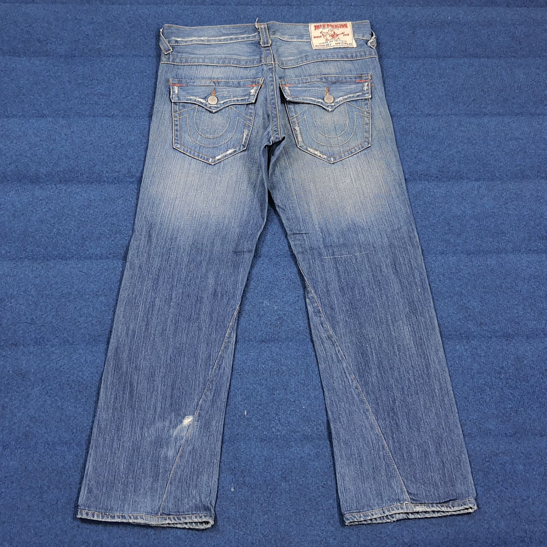 True Religion Vintage True Religion Joey Big Rig Jeans Grunge C297N18 Size US 35 - 1 Thumbnail
