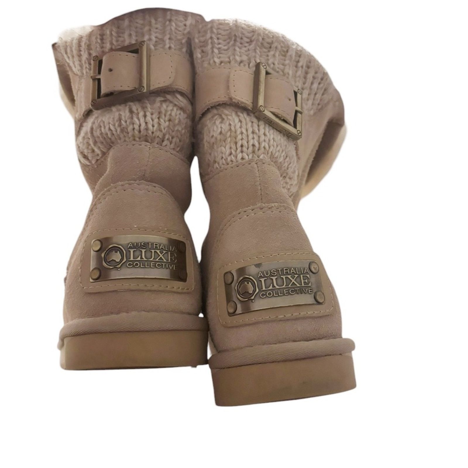 Other AUSTRALIA LUXE Spartan Knit Short Wulff Twinface Boots Size US 7 / IT 37 - 3 Thumbnail