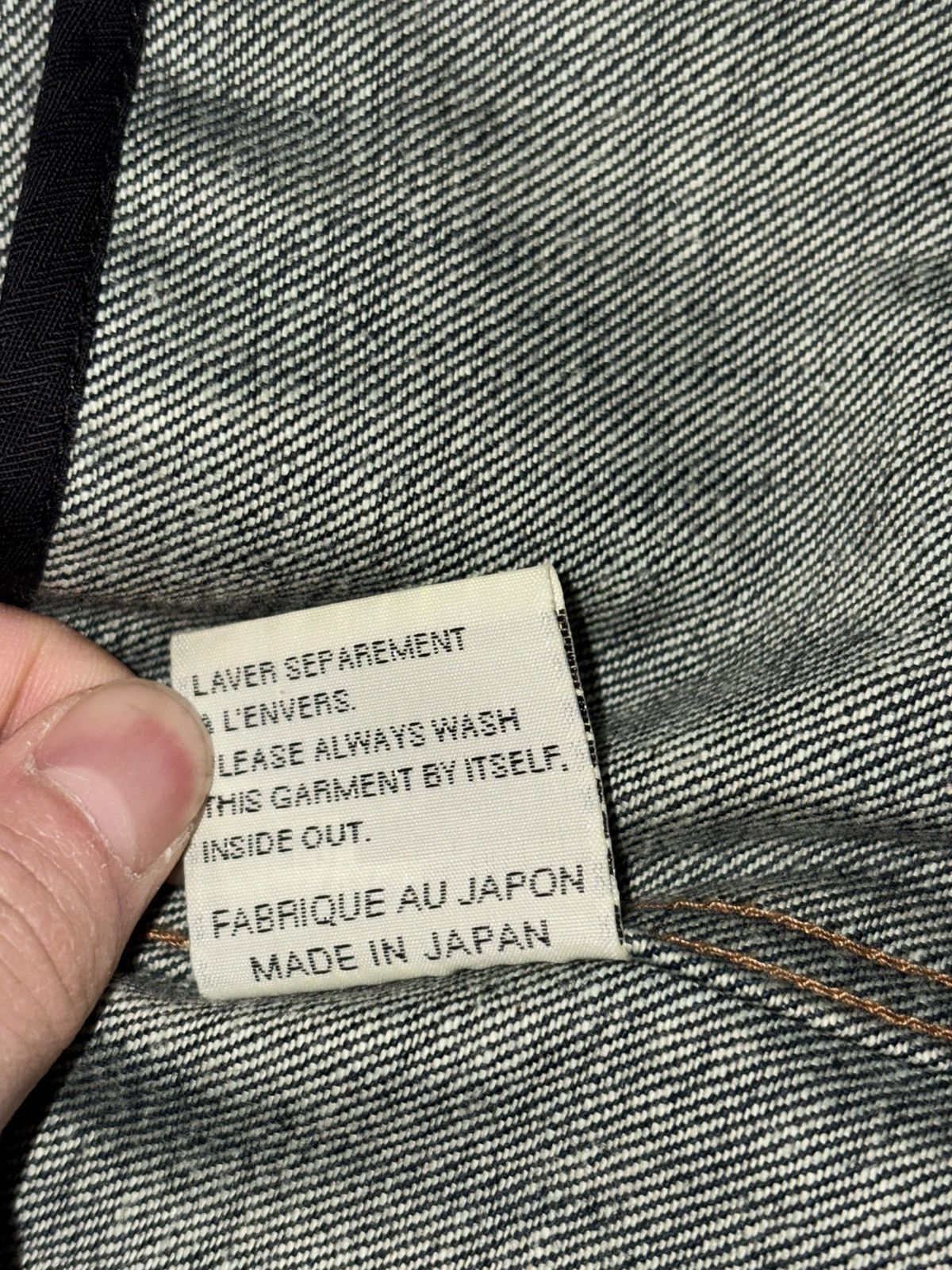 Dior 2000s Dior Homme Jacket Type 2 Denim Made in Japan kva hedi Size US S / EU 44-46 / 1 - 9 Thumbnail