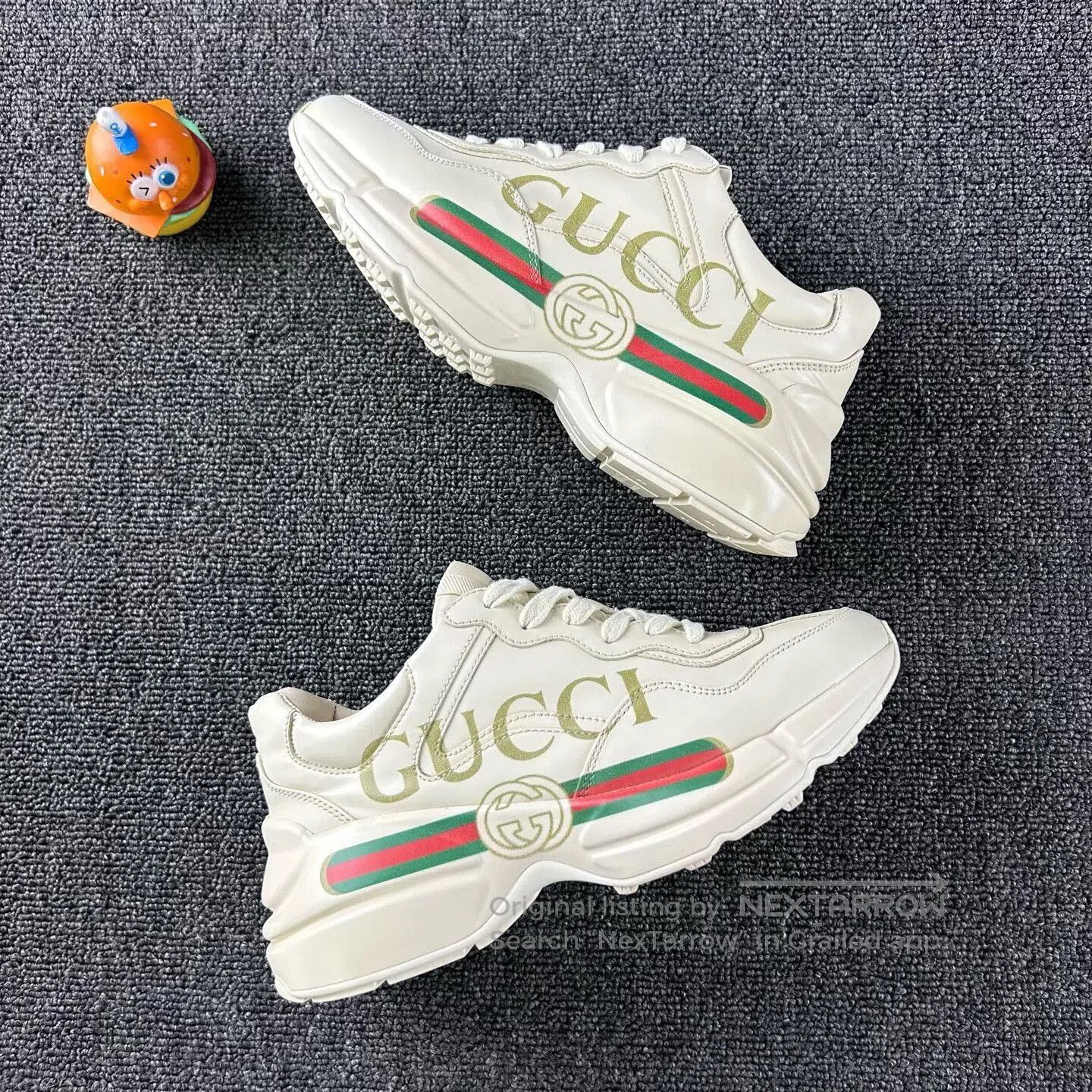 Gucci gucci chunky dad sneakers in white. Size US 5 / IT 35 - 4 Thumbnail