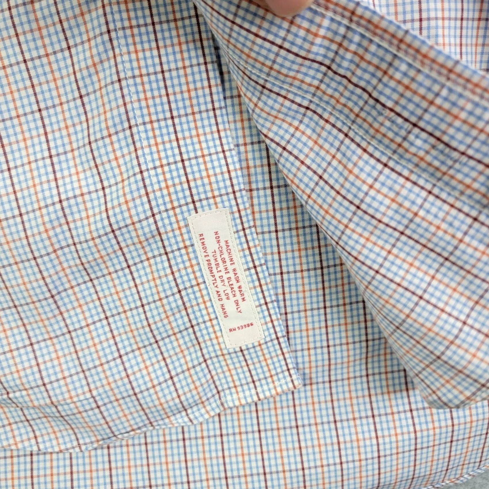 Brooks Brothers Brooks Brothers shirt Men 15 1/2 - 35 Non Iron check Dress casual traditional Shirt Adults Size US L / EU 52-54 / 3 - 3 Thumbnail