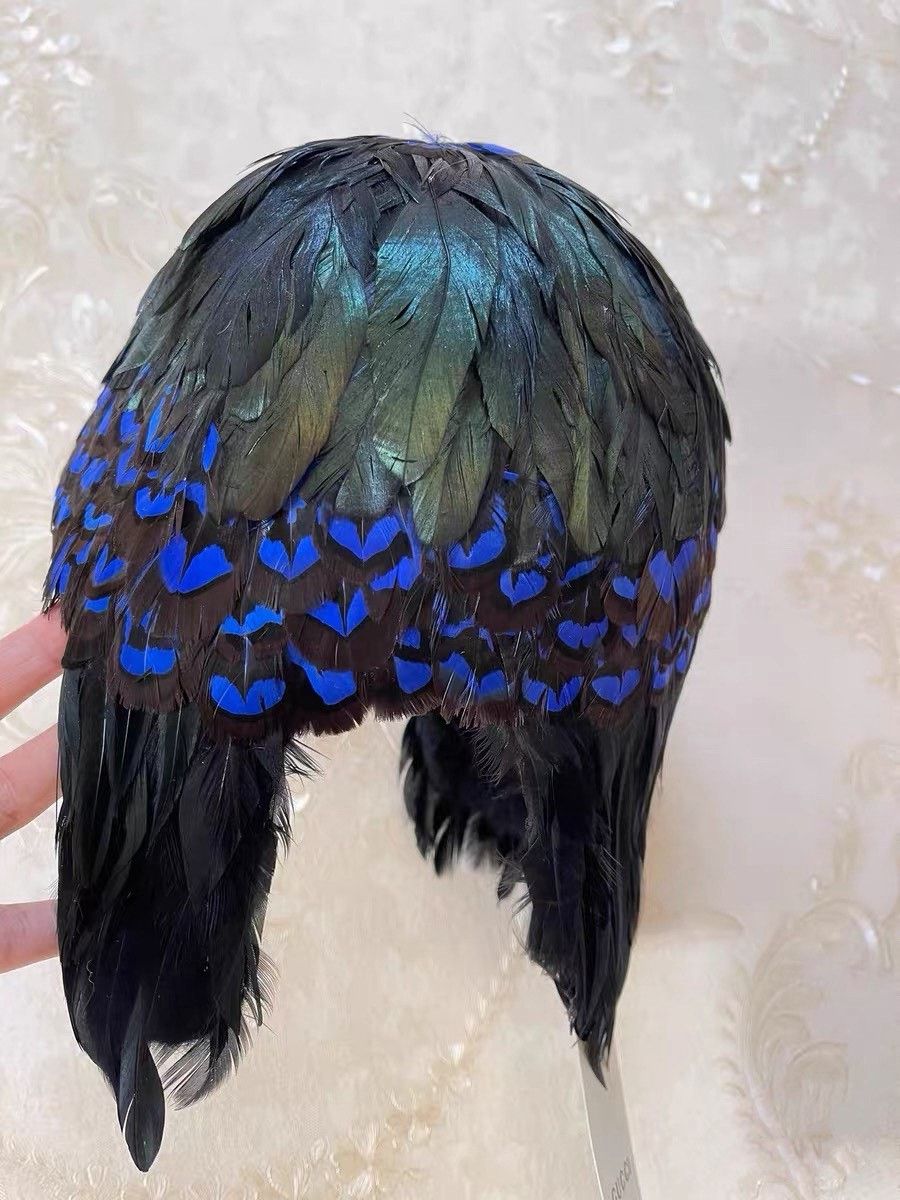 Gucci Gucci Runway Feather Hat Size ONE SIZE - 1 Thumbnail