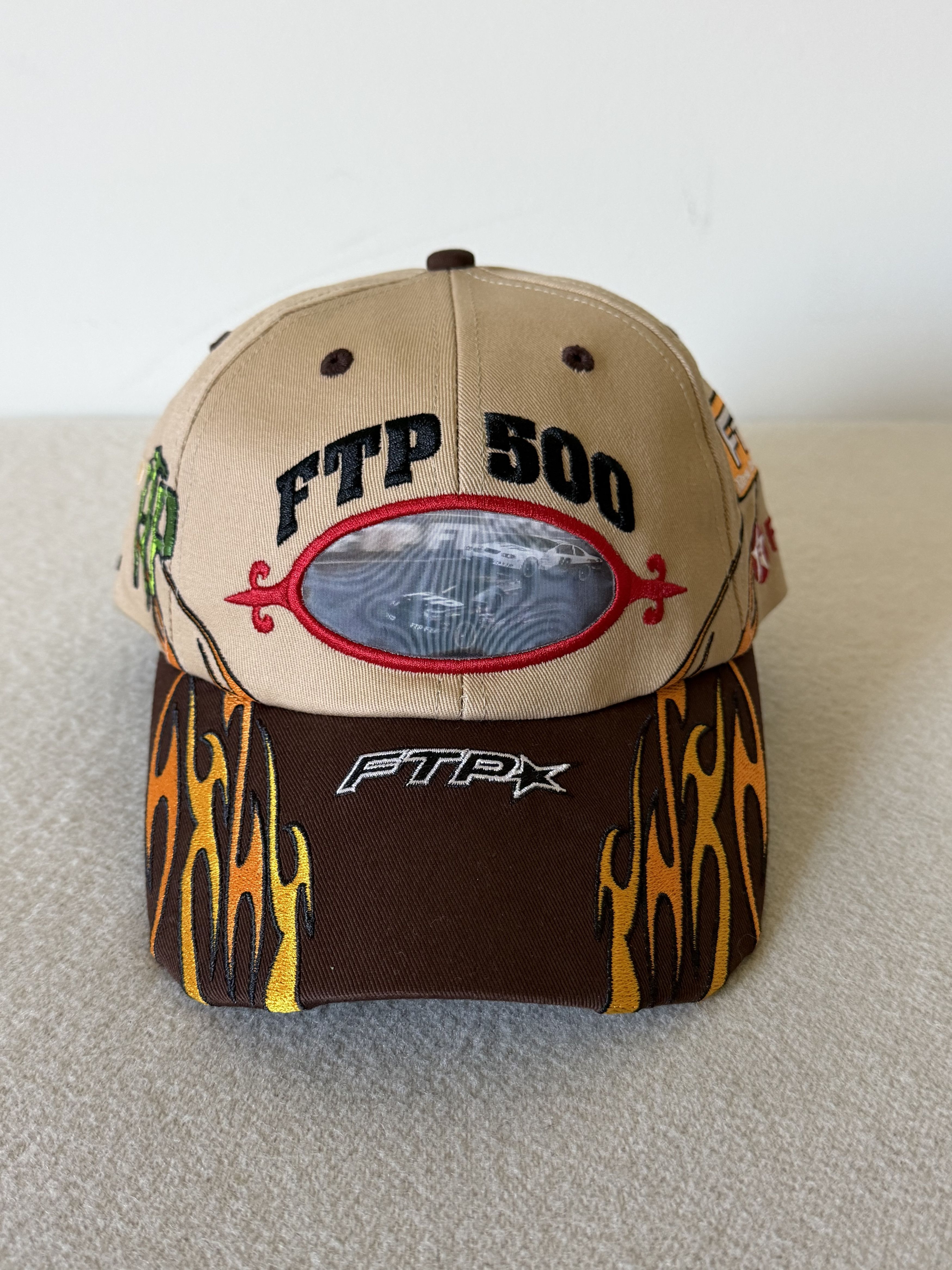 FTP Raceway 6 Panel Hat in Brown