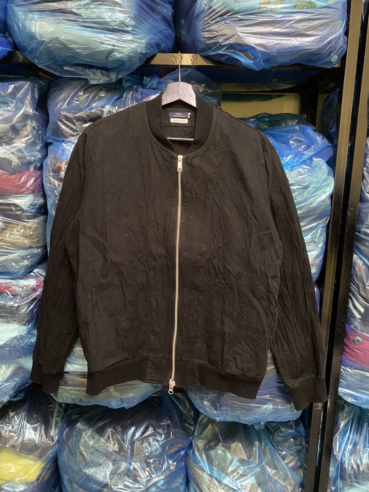 URBAN RESEARCH DOORS Urban Research Japan Black Bomber Minimalist Streetwear Size US M / EU 48-50 / 2 - 3 Thumbnail