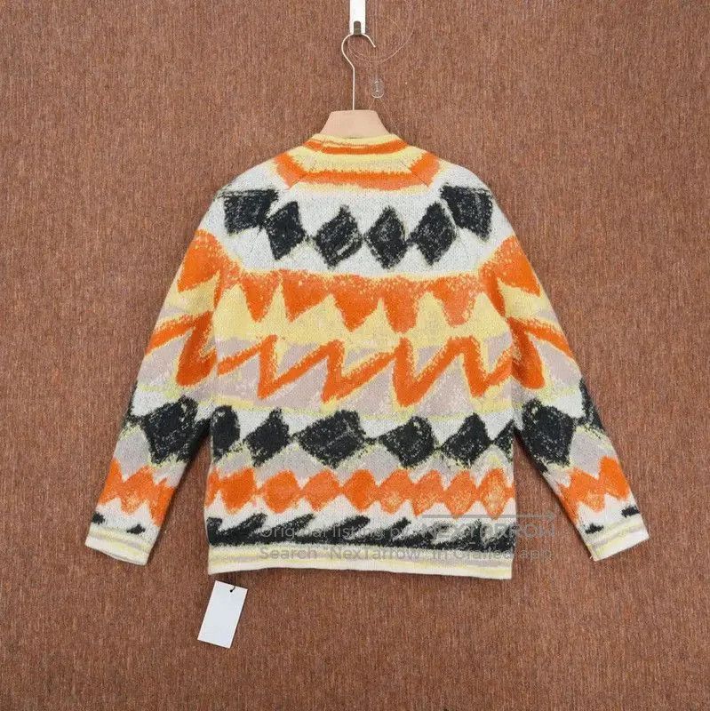 Dior Dior Orange Cashmere Sweater with Logo . Size XS / US 0-2 / IT 36-38 - 2 Thumbnail