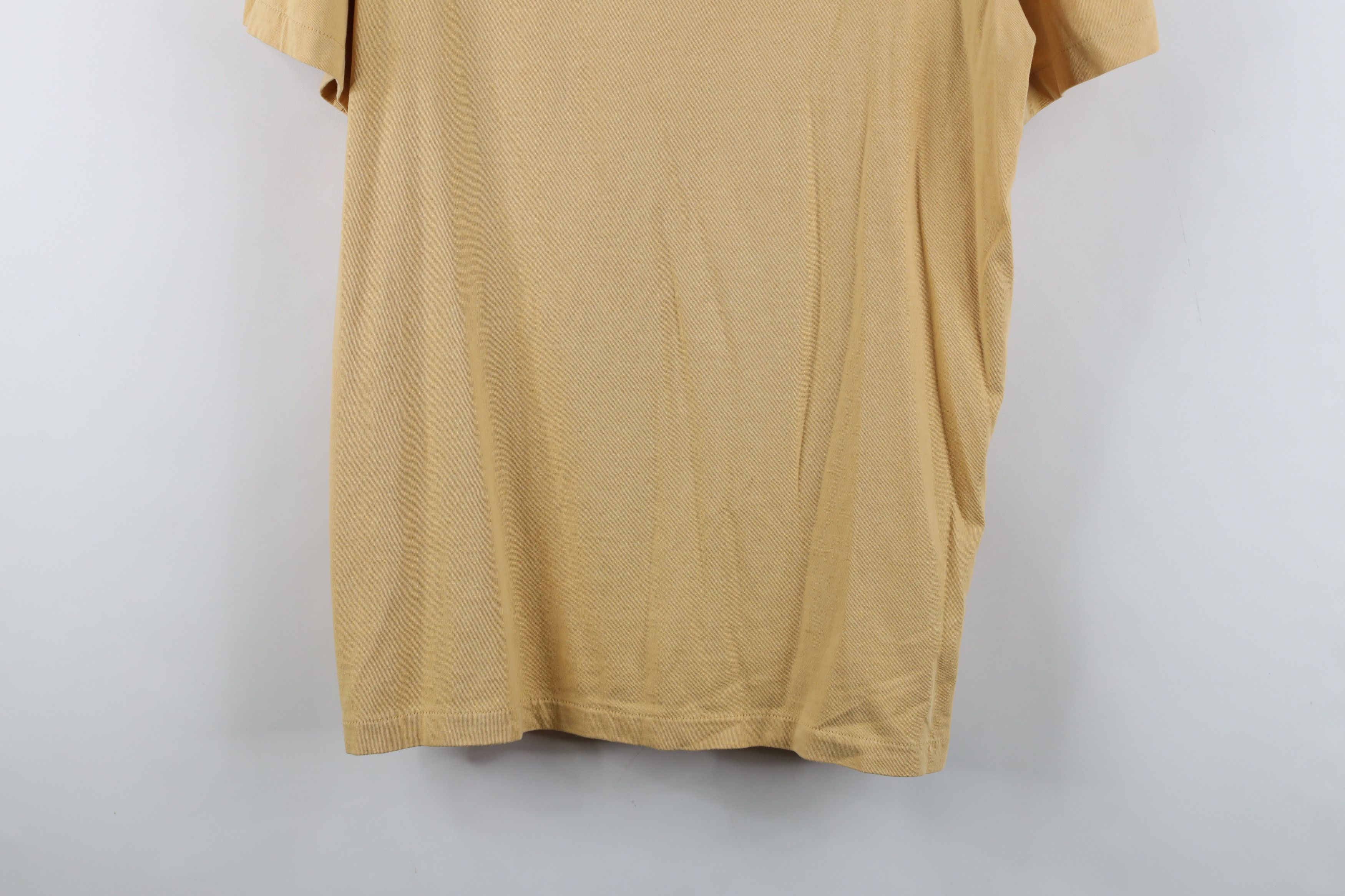 Madewell Madewell All Day Blank Short Sleeve T-Shirt Yellow Cotton Size US M / EU 48-50 / 2 - 3 Thumbnail