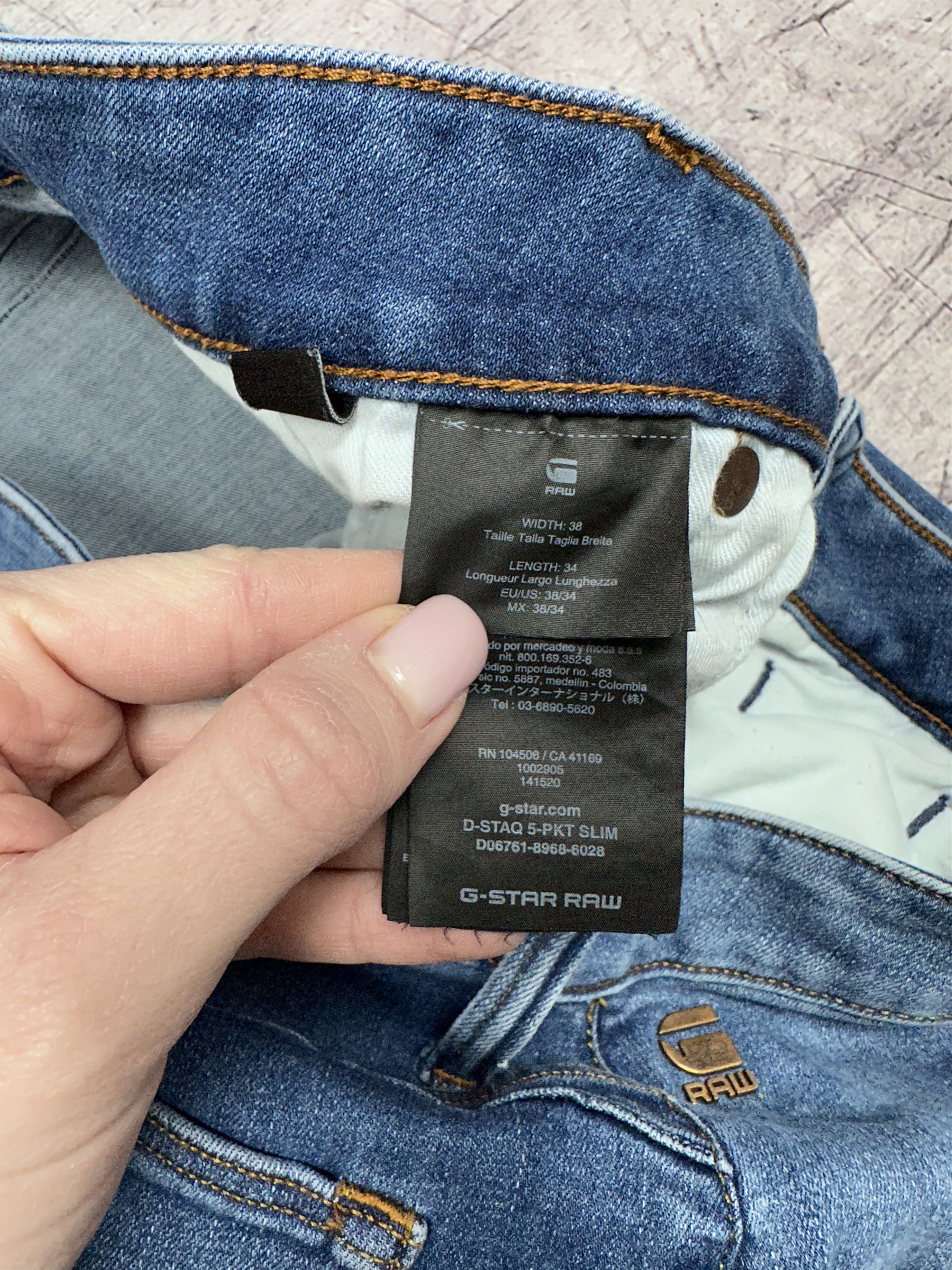 G-Star G Star Raw D-Staq 5 Pockets Mens Denim Pants Jeans Size US 38 / EU 54 - 4 Thumbnail