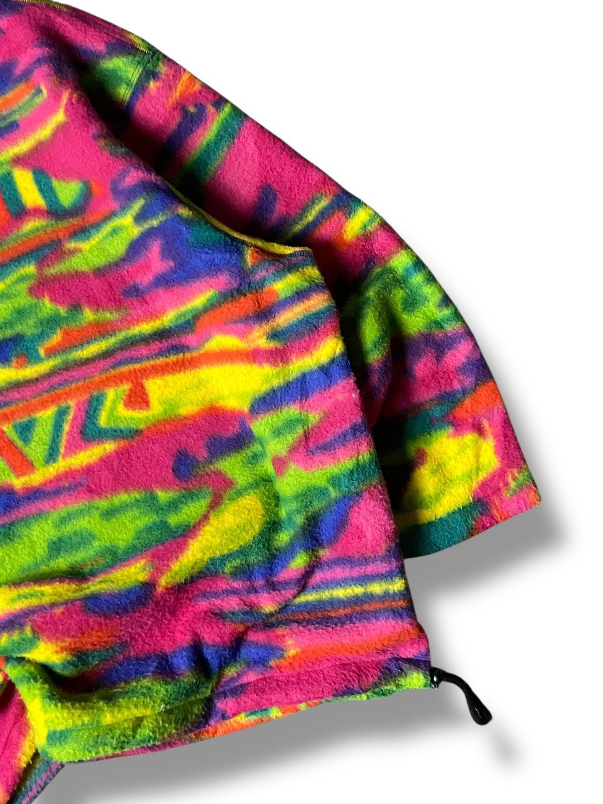Japanese Brand CP Sports Multicolored Fleece Pullover Jacket (160) Size US XL / EU 56 / 4 - 3 Thumbnail