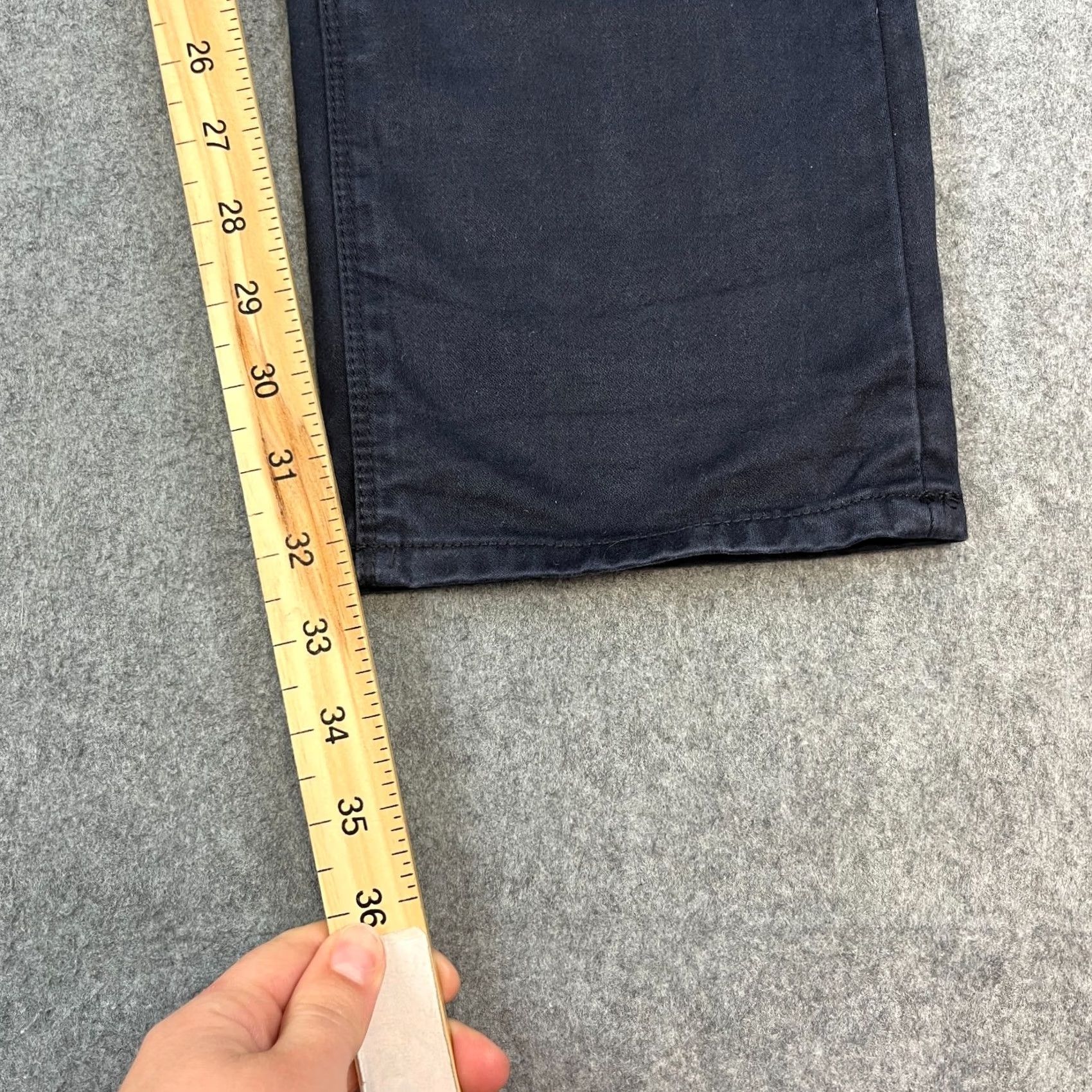 Reiss Reiss Drake Jeans Slim Tapered 32 Dark Blue 100% Cotton Zip Fly Denim Men Jeans Slim 32 Size US 32 / EU 48 - 4 Thumbnail