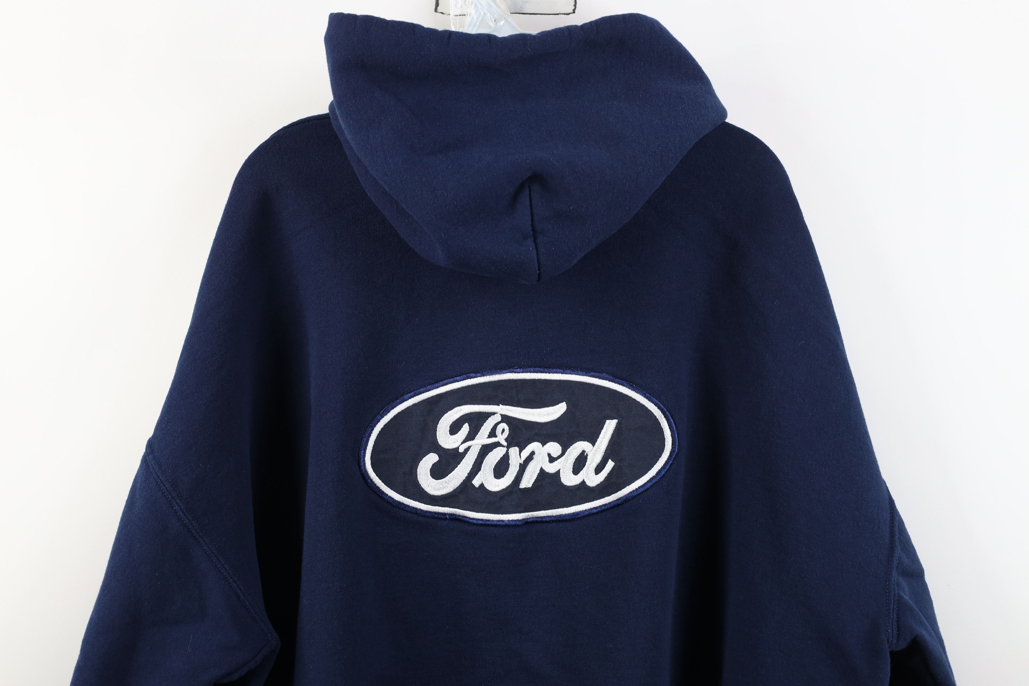 Vintage Vintage 90s Y2K Ford Motor Company Hoodie Sweatshirt Size US XXL / EU 58 / 5 - 14 Thumbnail