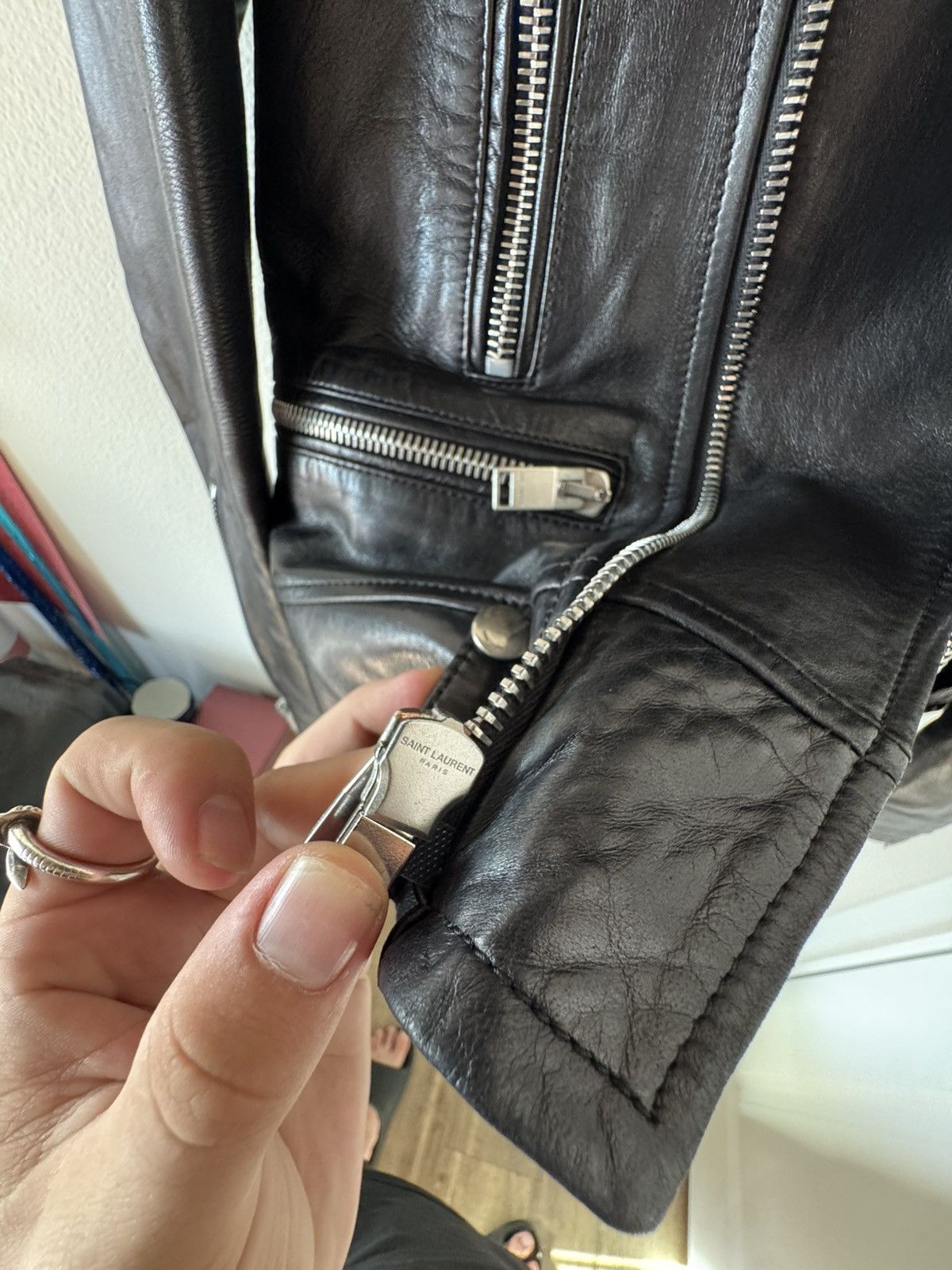 Saint Laurent Paris Saint Laurent Paris L01 Biker Jacket Size US M / EU 48-50 / 2 - 8 Thumbnail