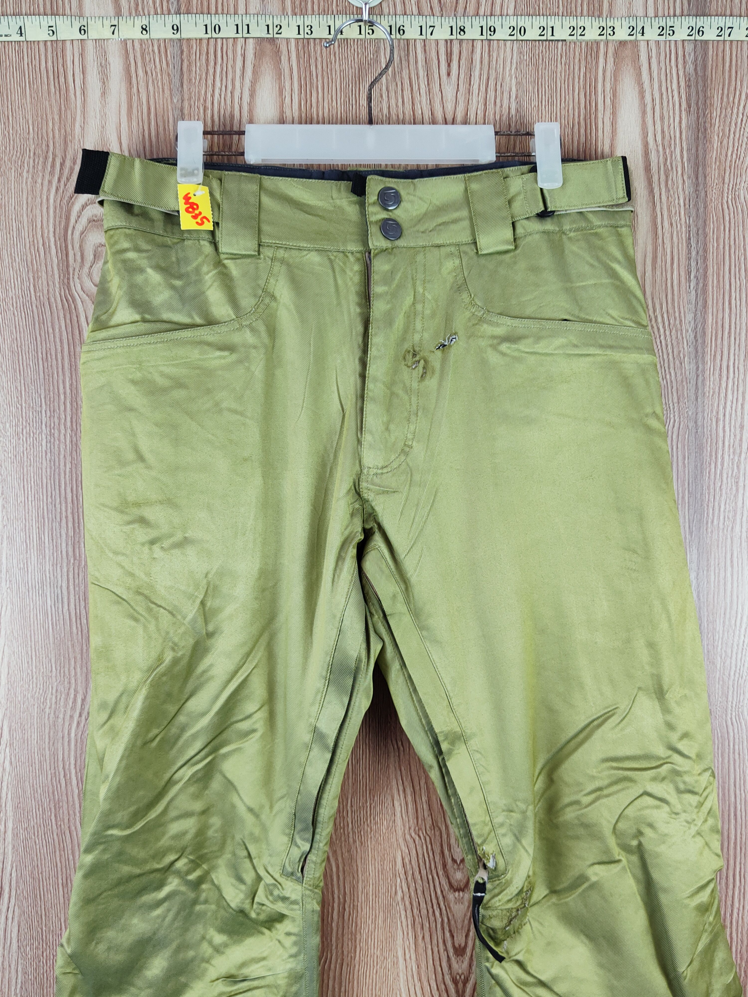 Japanese Brand Stormshed Green Ski Snowboarding Pants #W835 Size US 31 - 2 Thumbnail
