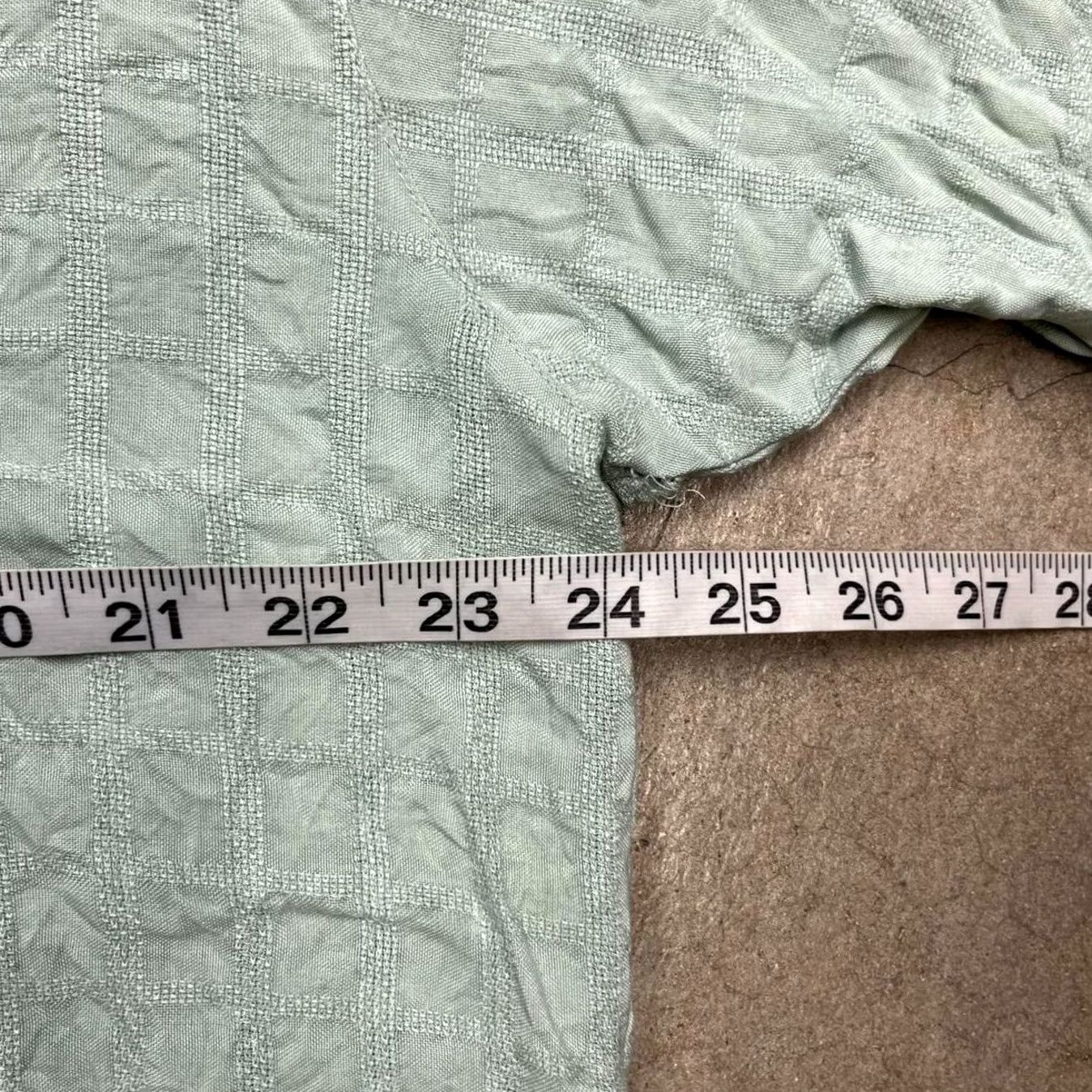 Vintage Vintage Y2K Silk Camp Collar Short sleeve button shirt Mens XL Loop Mint Green preppy old money style Size US XL / EU 56 / 4 - 5 Thumbnail
