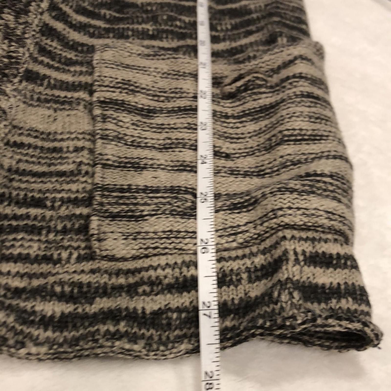 Other Willow Eclectic Grandpa Knit sweater vest Black Gray pockets Size L / US 10 / IT 46 - 7 Thumbnail