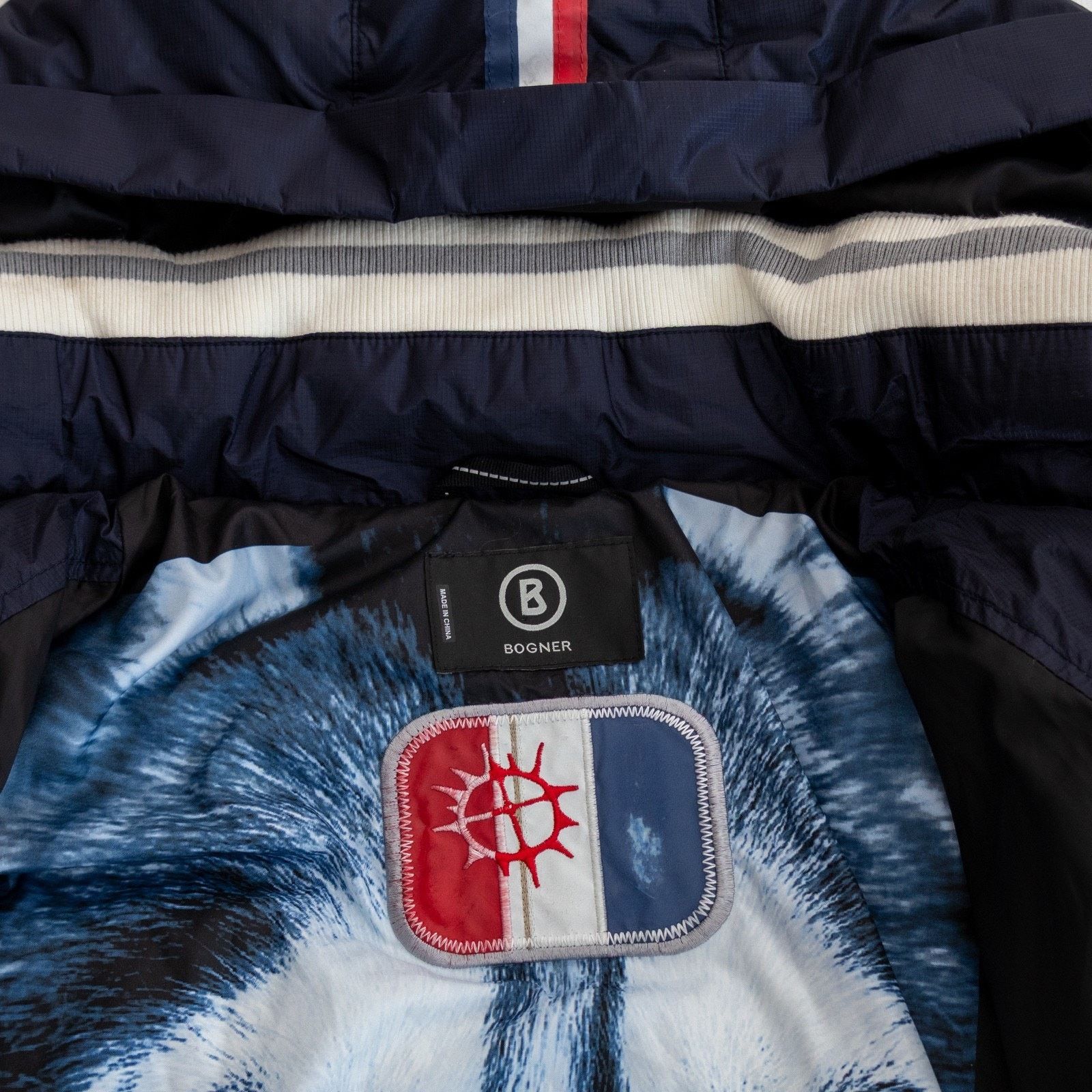Bogner Bogner EXP Mens Ski Jacket Navy Down Puffer Hooded Sami SZ L Size US L / EU 52-54 / 3 - 8 Thumbnail