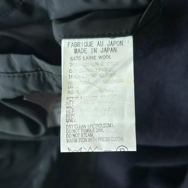 Yohji Yamamoto Yohji Yamamoto 08 aw hand stitched swallowtail coat 2501-Ne Size US M / EU 48-50 / 2 - 8 Thumbnail