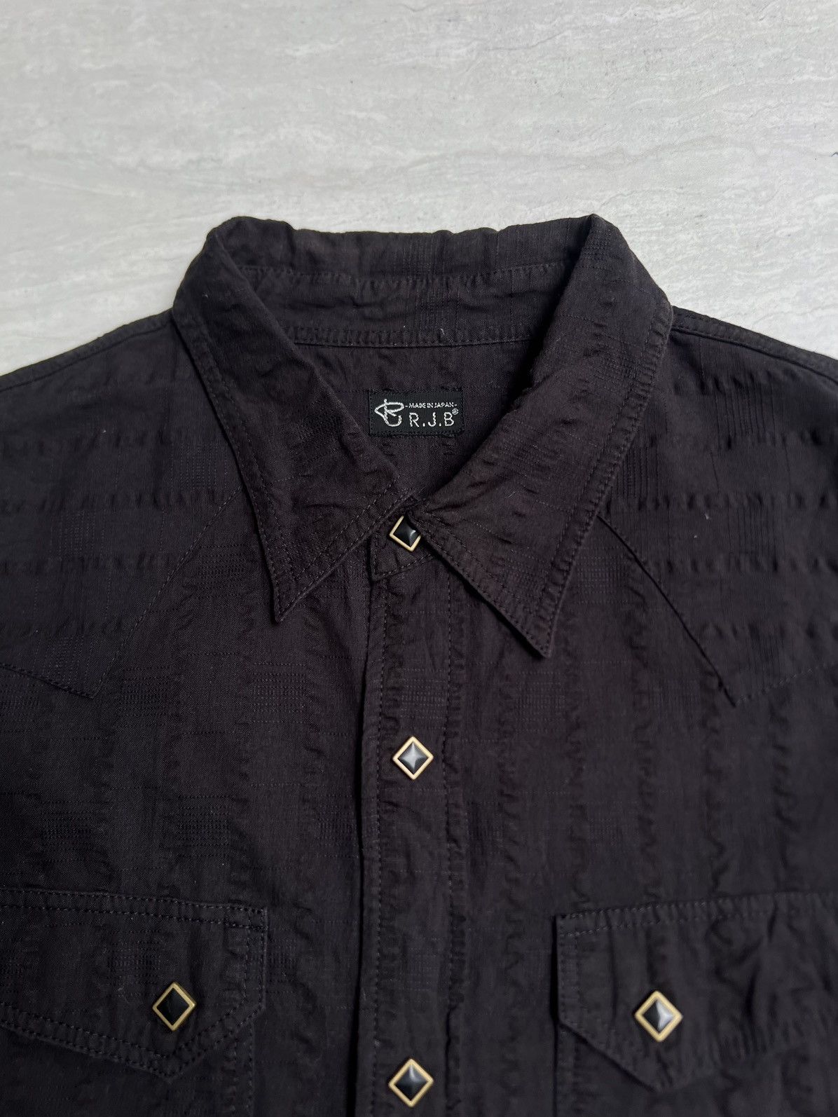 Real Japan Blues RJB Japanese Brand Brown Shirt Size US S / EU 44-46 / 1 - 9 Thumbnail
