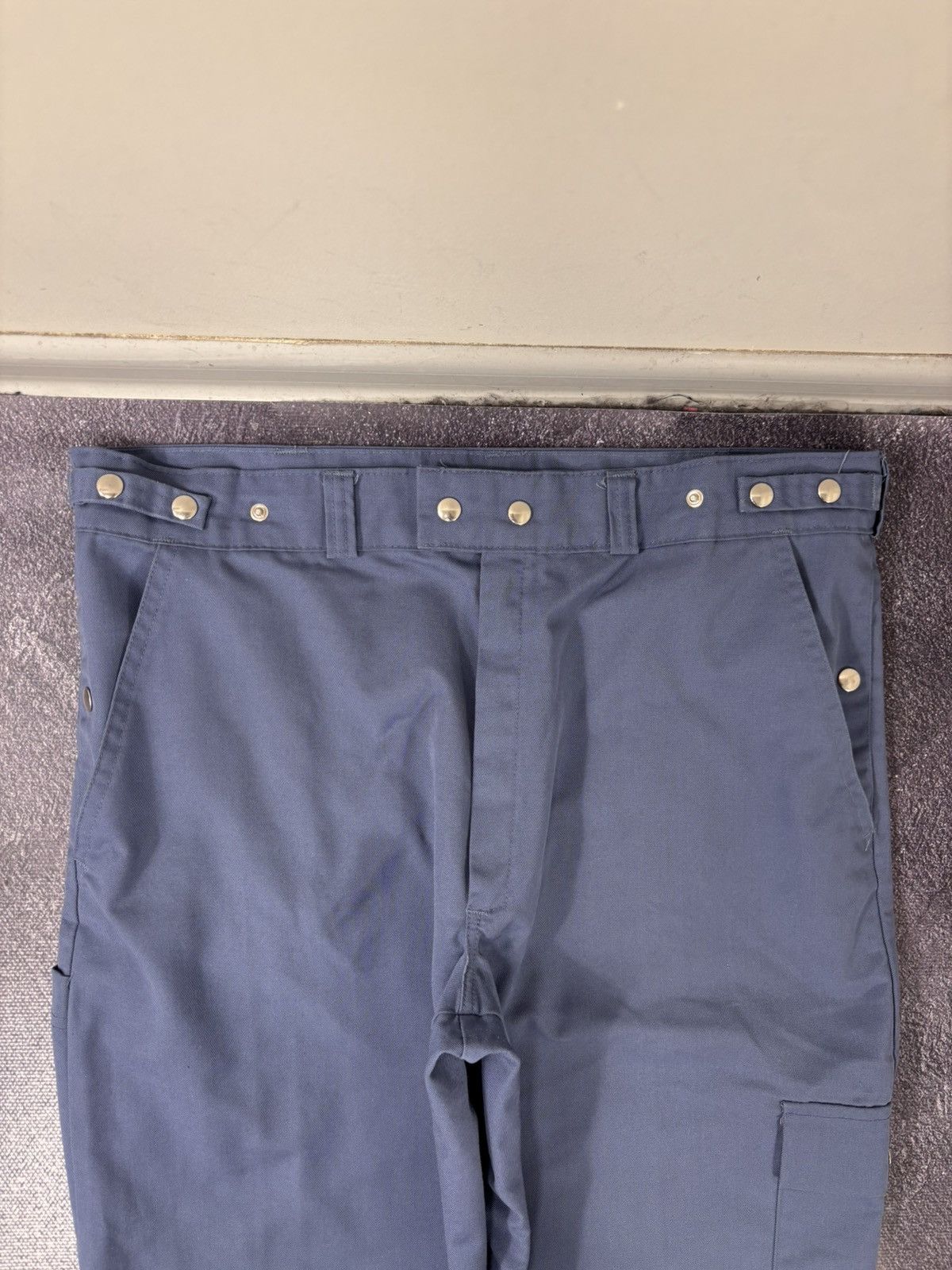 Other Vintage Lutteurs German/French Workwear Blue Utility Pants Size US 34 / EU 50 - 7 Thumbnail