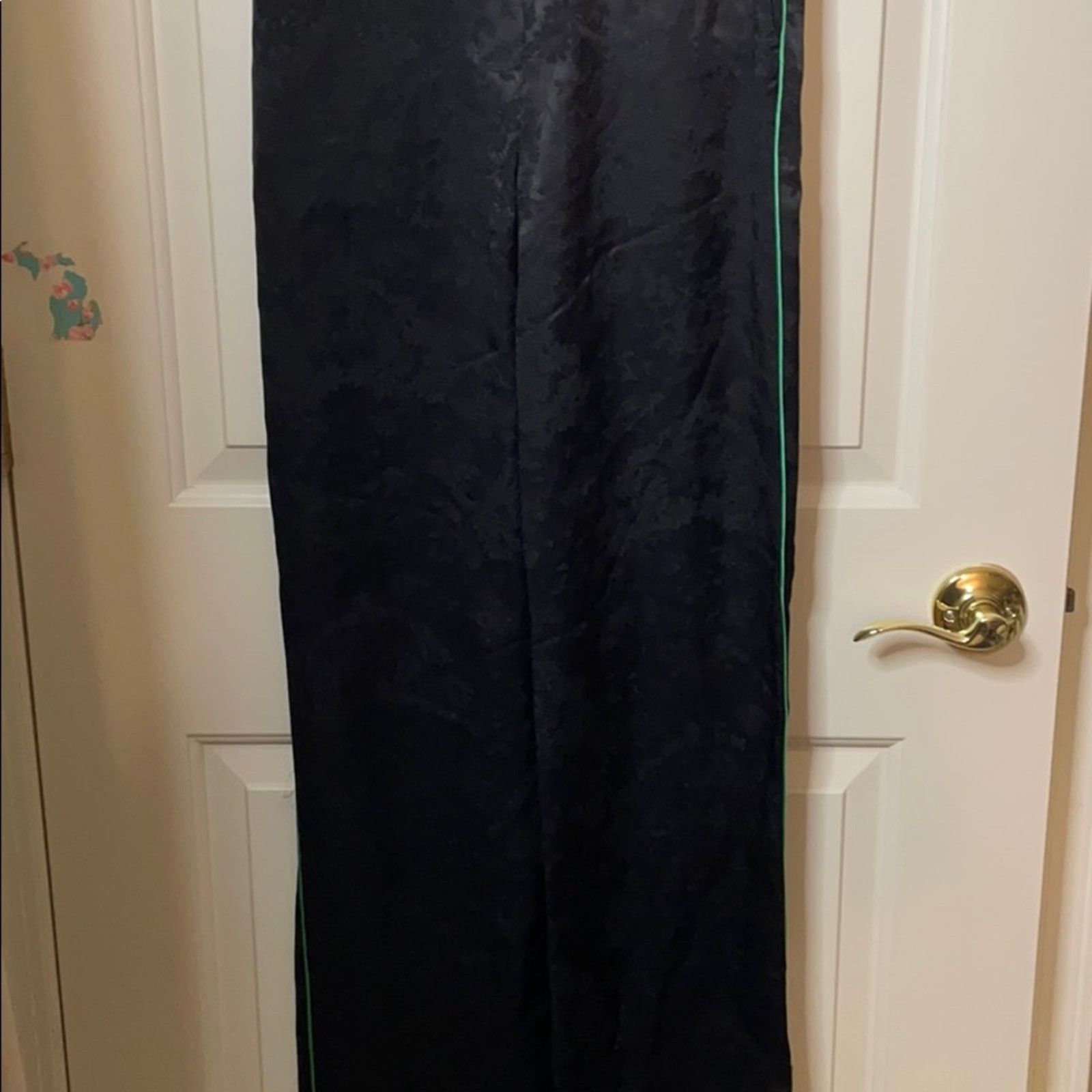 Maje Pasito Black Pants floral pants size 2 NWT