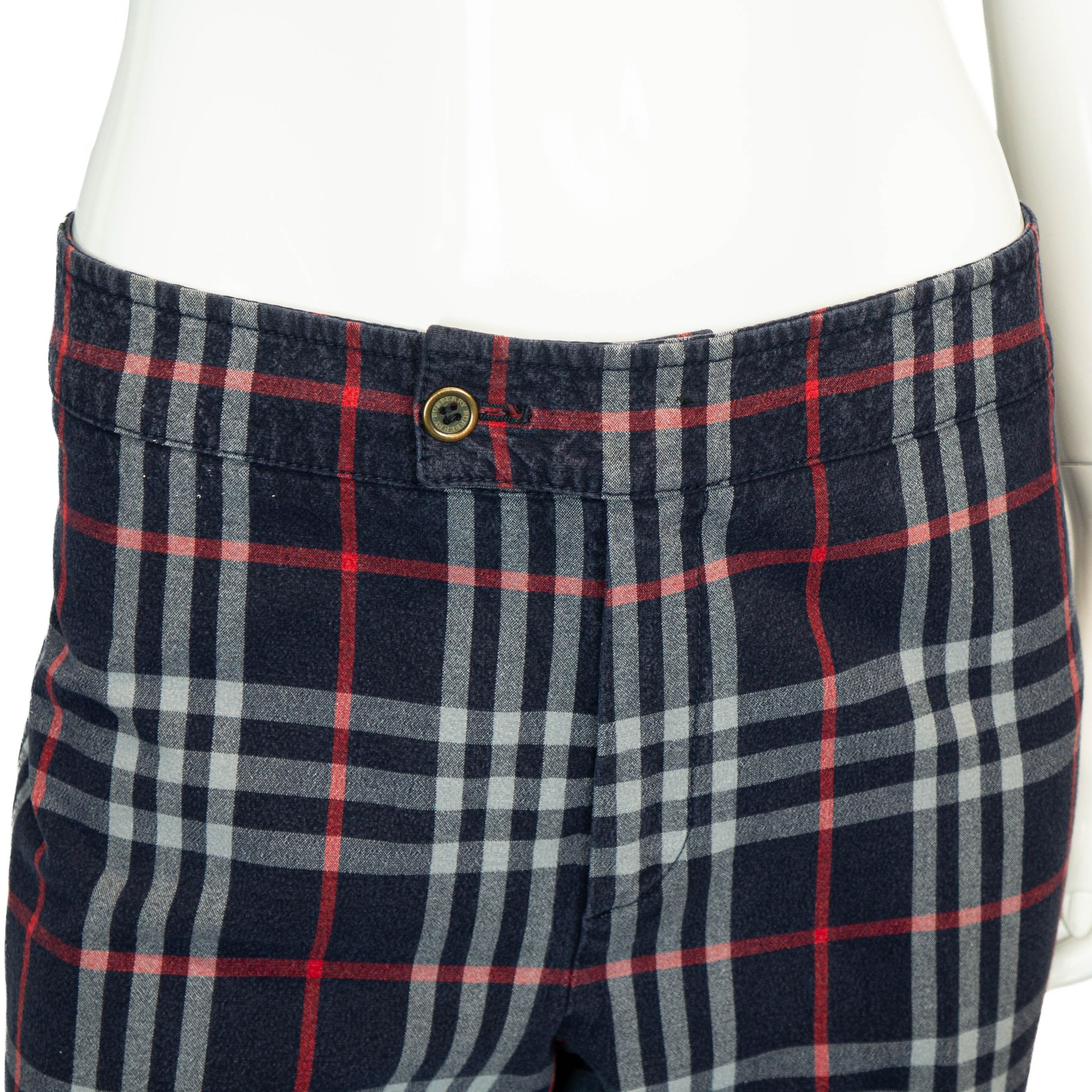 Burberry BURBERRY Check Monogram Pants Black Women Vintage 00s Size 34" / US 12 / IT 48 - 3 Thumbnail