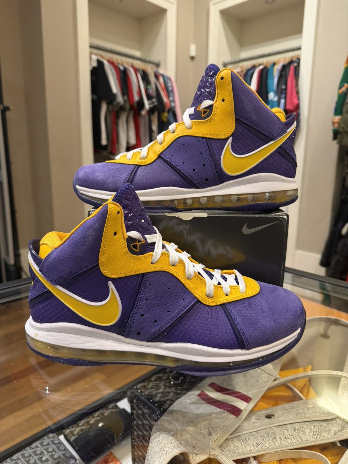 Nike Nike Lebron 8 ‘Lakers’ Size US 11 / EU 44 - 1 Thumbnail