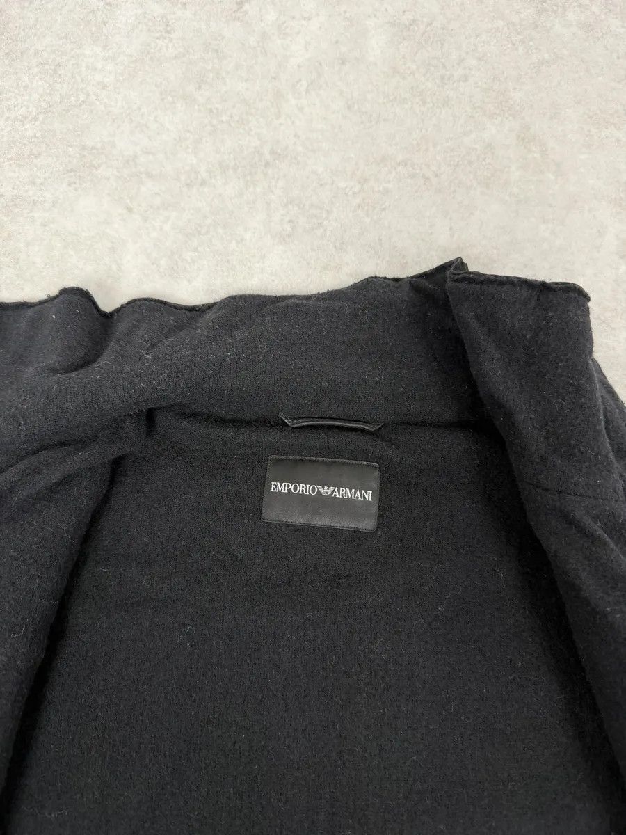 Emporio Armani AW2010 Emporio Armani Asymmetrical Black Crocodile Embossed Leather Jacket Size US M / EU 48-50 / 2 - 11 Thumbnail