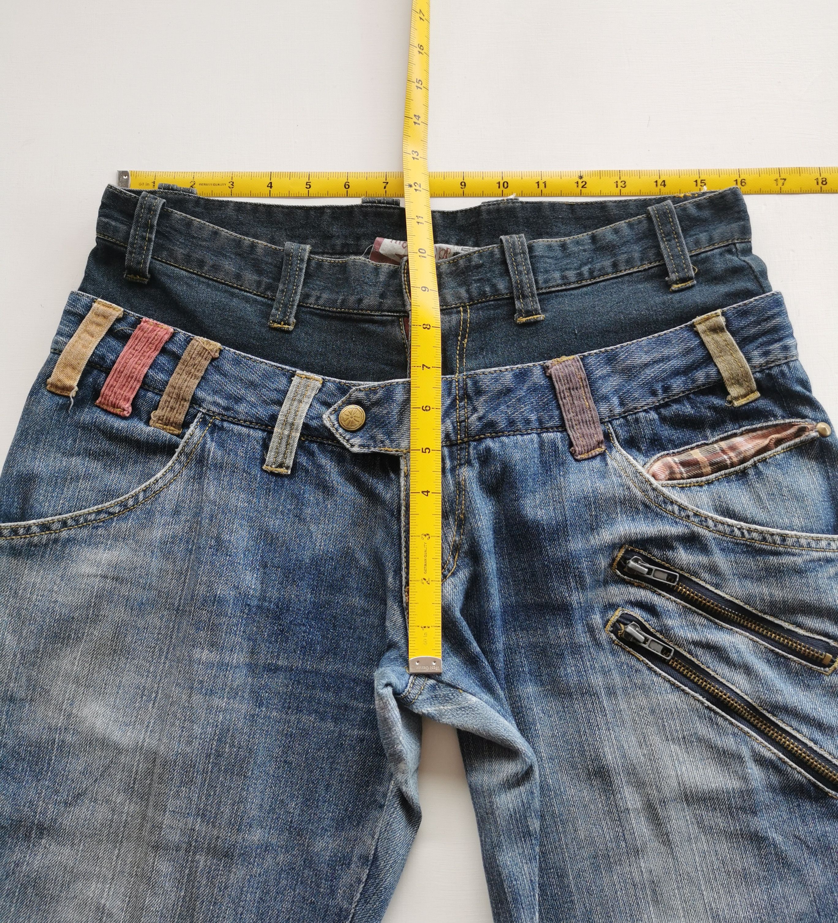 Kapital Rare BLINDEDGE Double Waist Japanese Style DenimJeans ☠️☠️🎌 Size US 32 / EU 48 - 3 Thumbnail