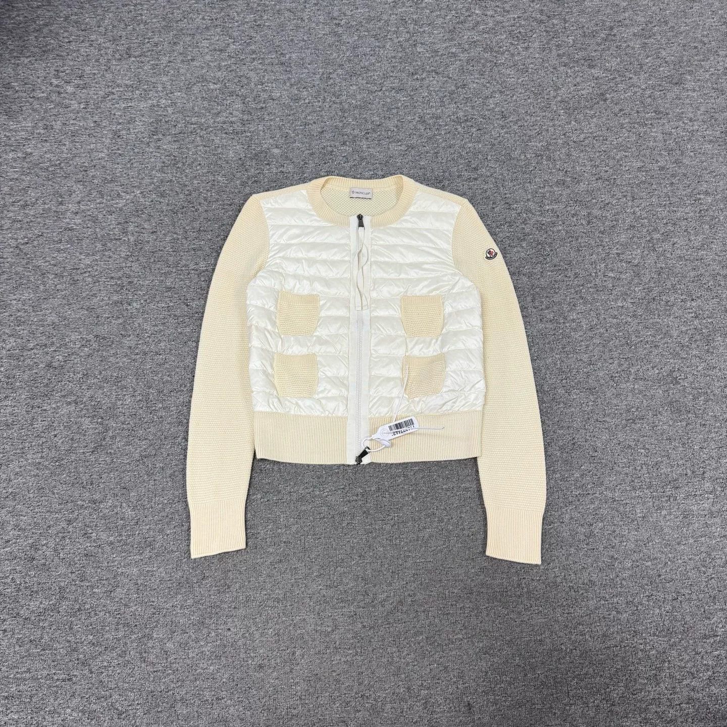 Moncler Moncler Beige Zipper Down Jacket Size US M / EU 48-50 / 2 - 1 Thumbnail