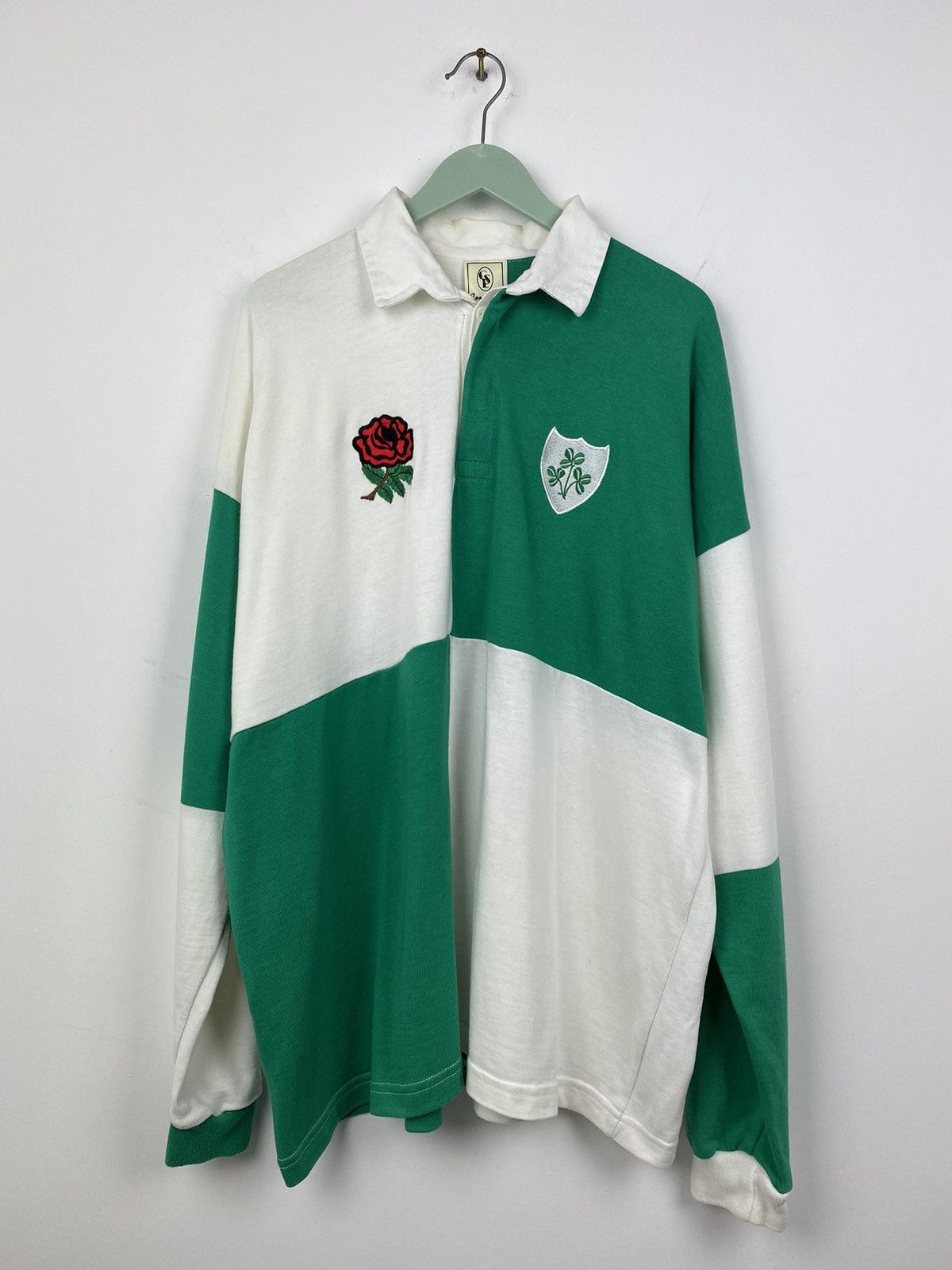 Vintage Vintage 90s England Ireland Connolly Rugby Union Jersey Size US XXL / EU 58 / 5 - 1 Thumbnail