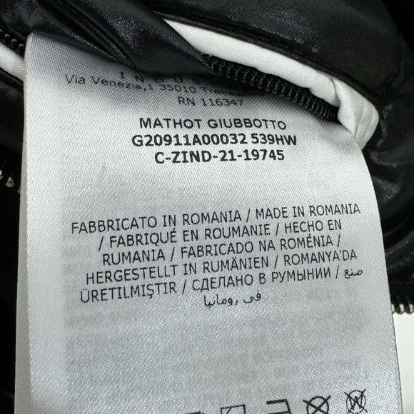 Moncler Moncler Mathot Colorblock Down Jacket White Black Men’s Size Size US XXL / EU 58 / 5 - 8 Thumbnail