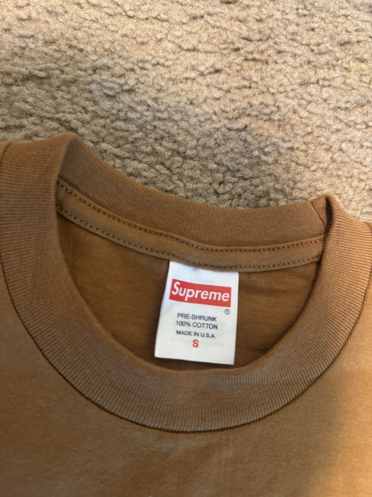 Supreme Supreme Brown box tee Size US S / EU 44-46 / 1 - 2 Thumbnail