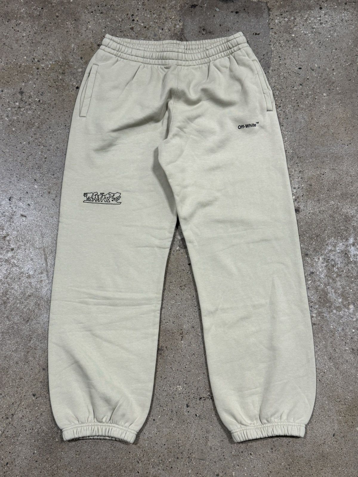 Off-White Off-white Printed Arrow Sweatpants NEW 750$ Size US 32 / EU 48 - 2 Thumbnail