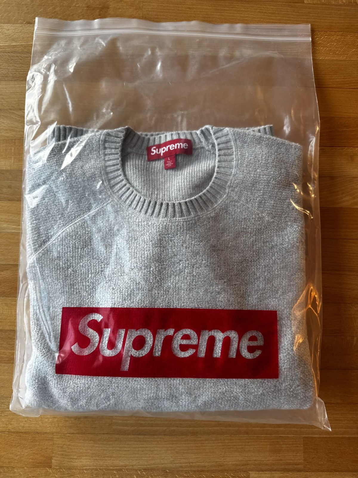 Supreme Small Box Terry Sweater Size US L / EU 52-54 / 3 - 5 Thumbnail