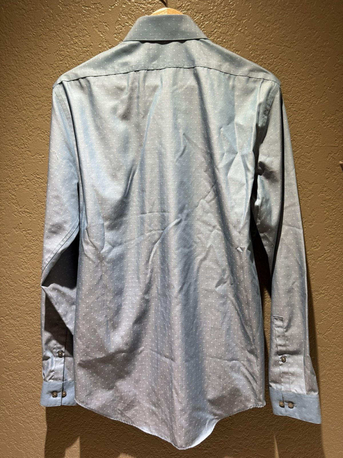 Calvin Klein Vintage Blue Calvin Klein Slim Fit Buttin Down Shirt 15 1/2 Size US M / EU 48-50 / 2 - 5 Thumbnail
