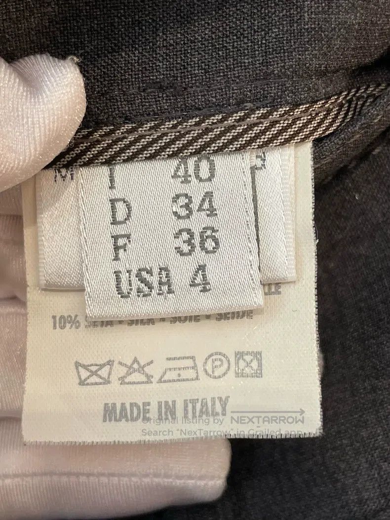 Brunello Cucinelli Brunello Cucinelli Black Gray Wool Casual Long Pants Size 26" / US 2 / IT 38 - 5 Thumbnail