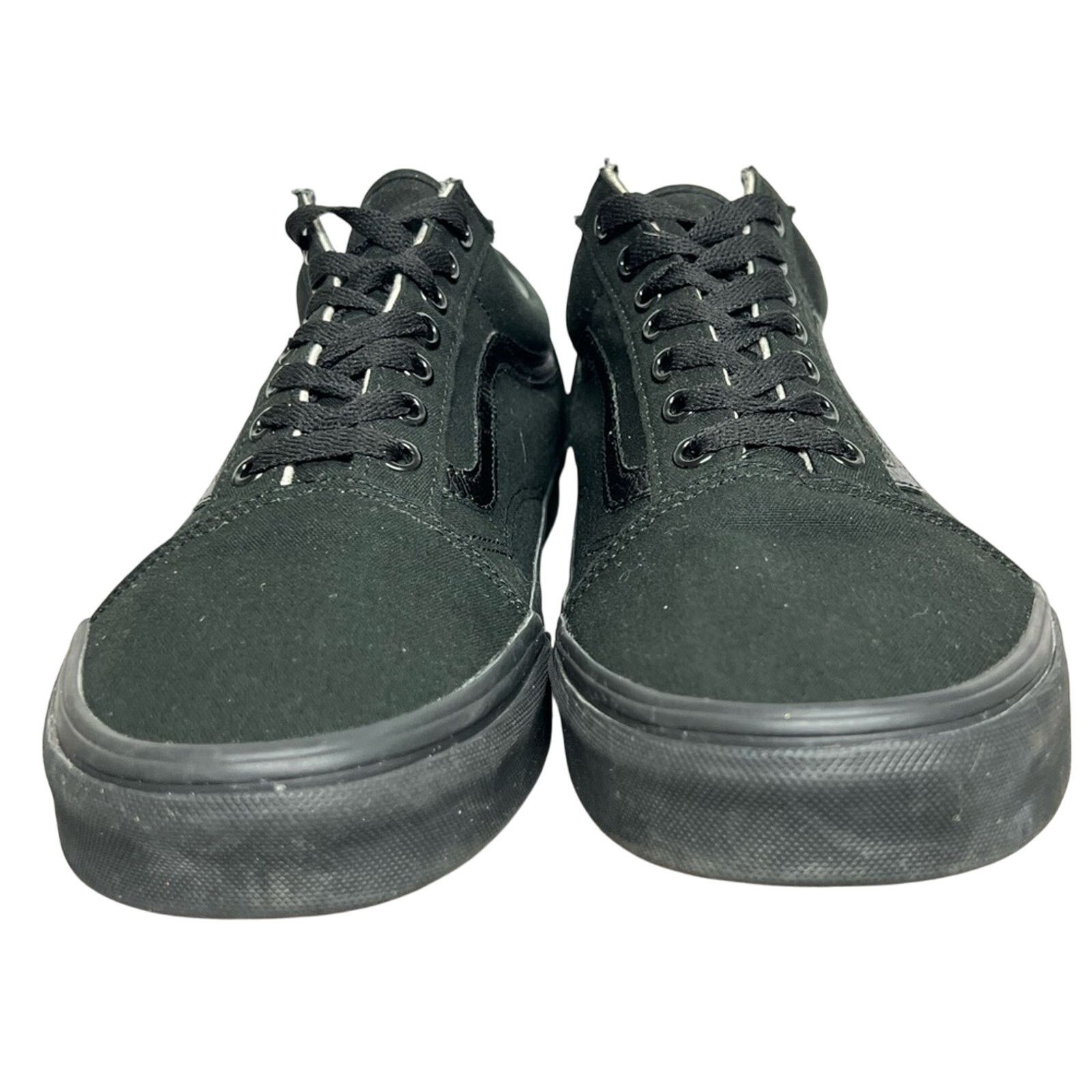 Vans Vans Old Skool Mens 12 Black Low Top Canvas Shoes Size US 12 / EU 45 - 5 Thumbnail