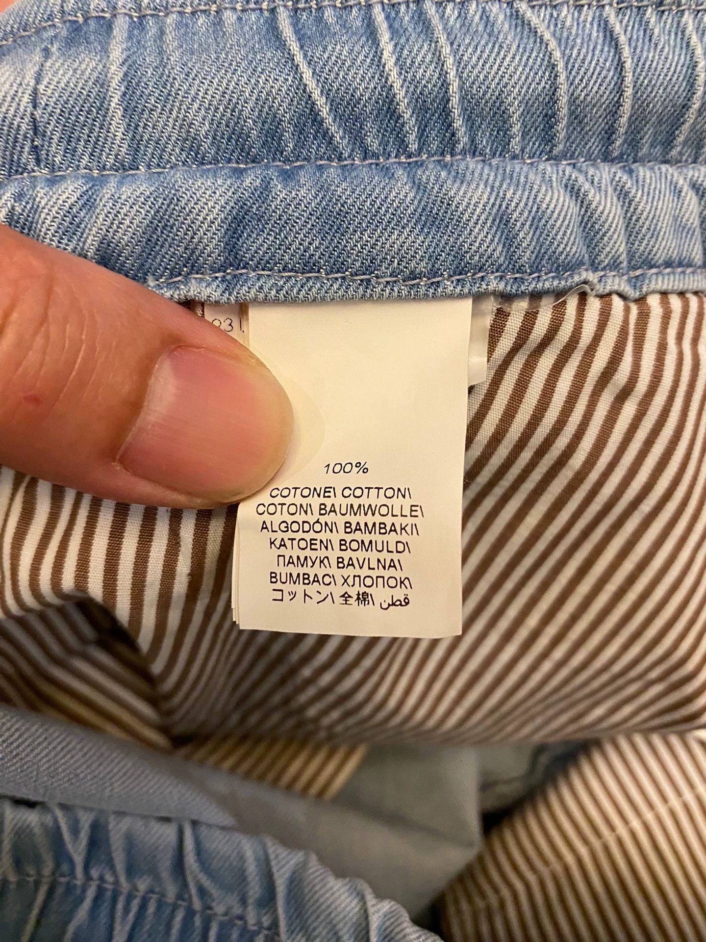 Brunello Cucinelli BRUNELLO CUCINELLI Denim Bermuda Work Shorts Size 50 Size US 34 / EU 50 - 6 Thumbnail