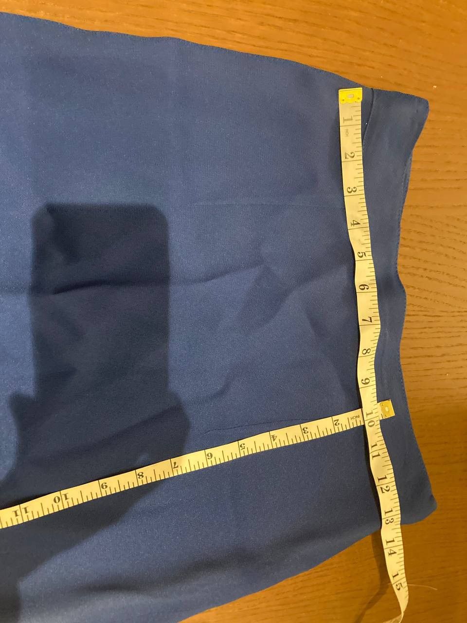 Vintage Vintage blue midi pencil skirt Size 28" / US 6 / IT 42 - 3 Thumbnail