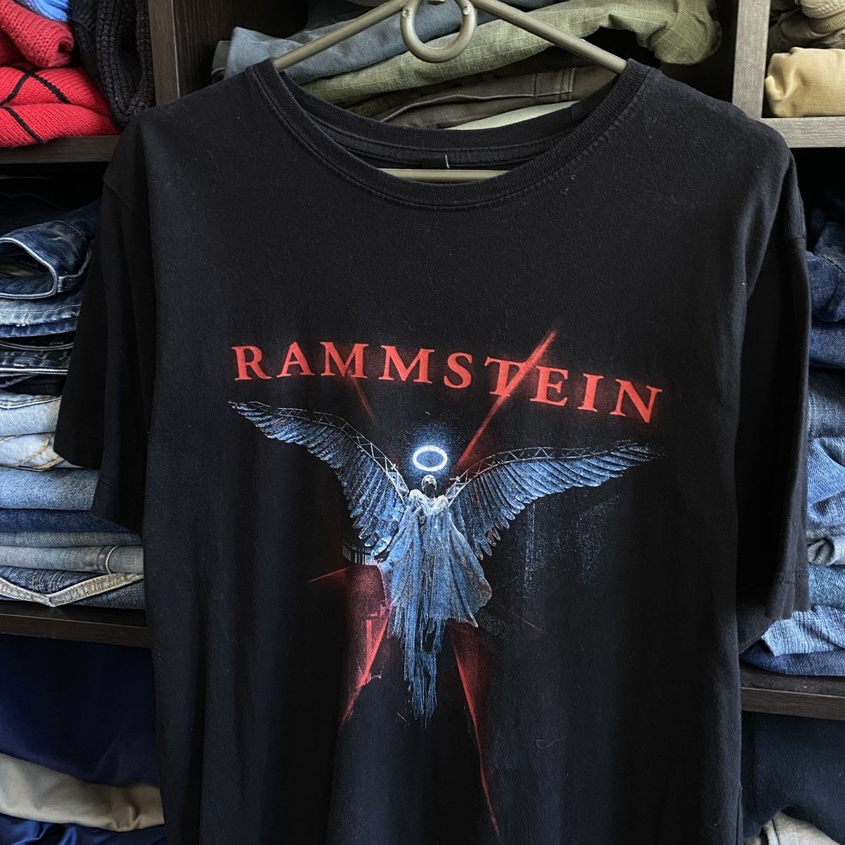Band Tees Vintage Rammstein Big Graphic Logo Rock Band 90’s tee Size US M / EU 48-50 / 2 - 2 Thumbnail