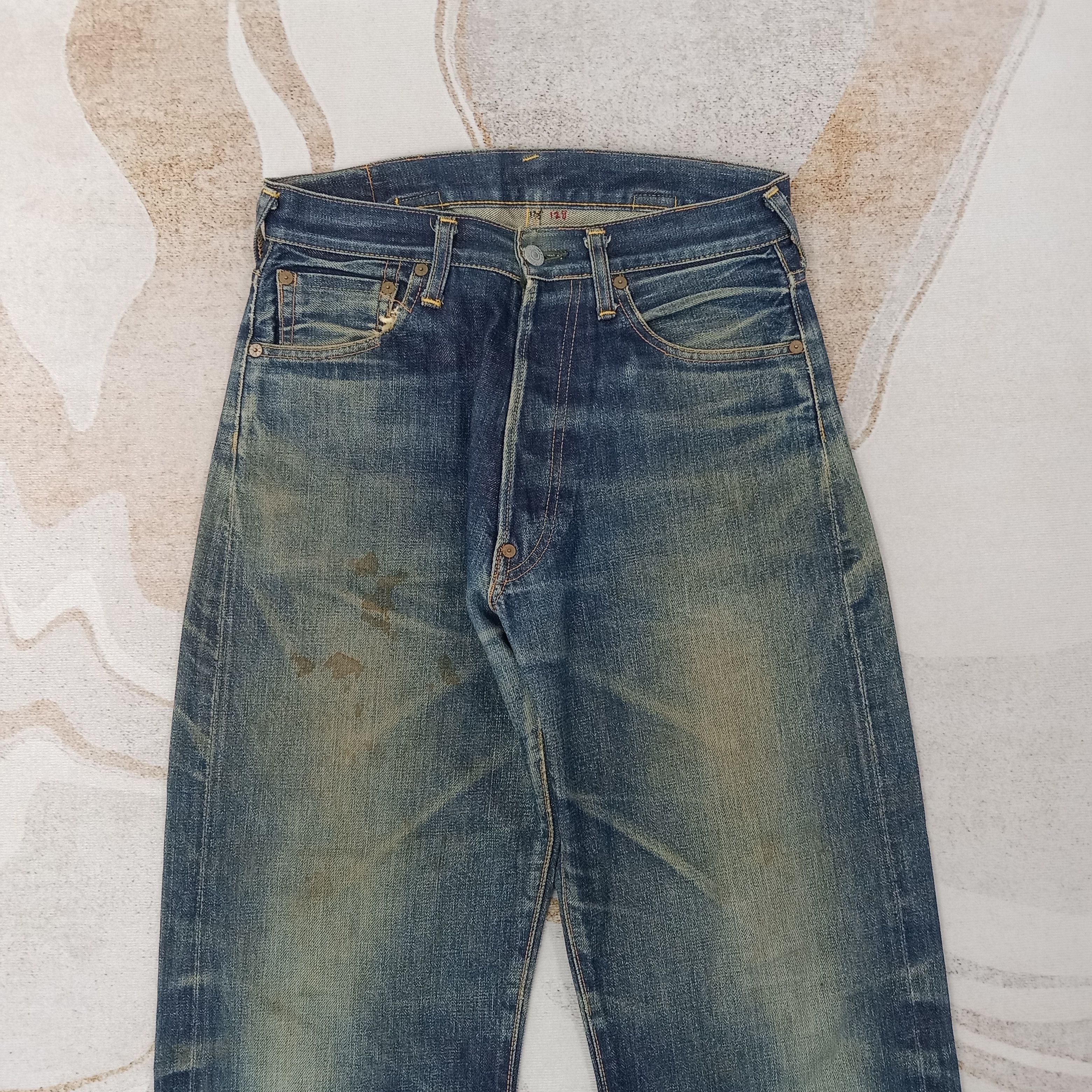 Evisu Evis Selvedge Japanese Daicock Custom Denim Jeans C258N21 Size US 29 - 8 Thumbnail