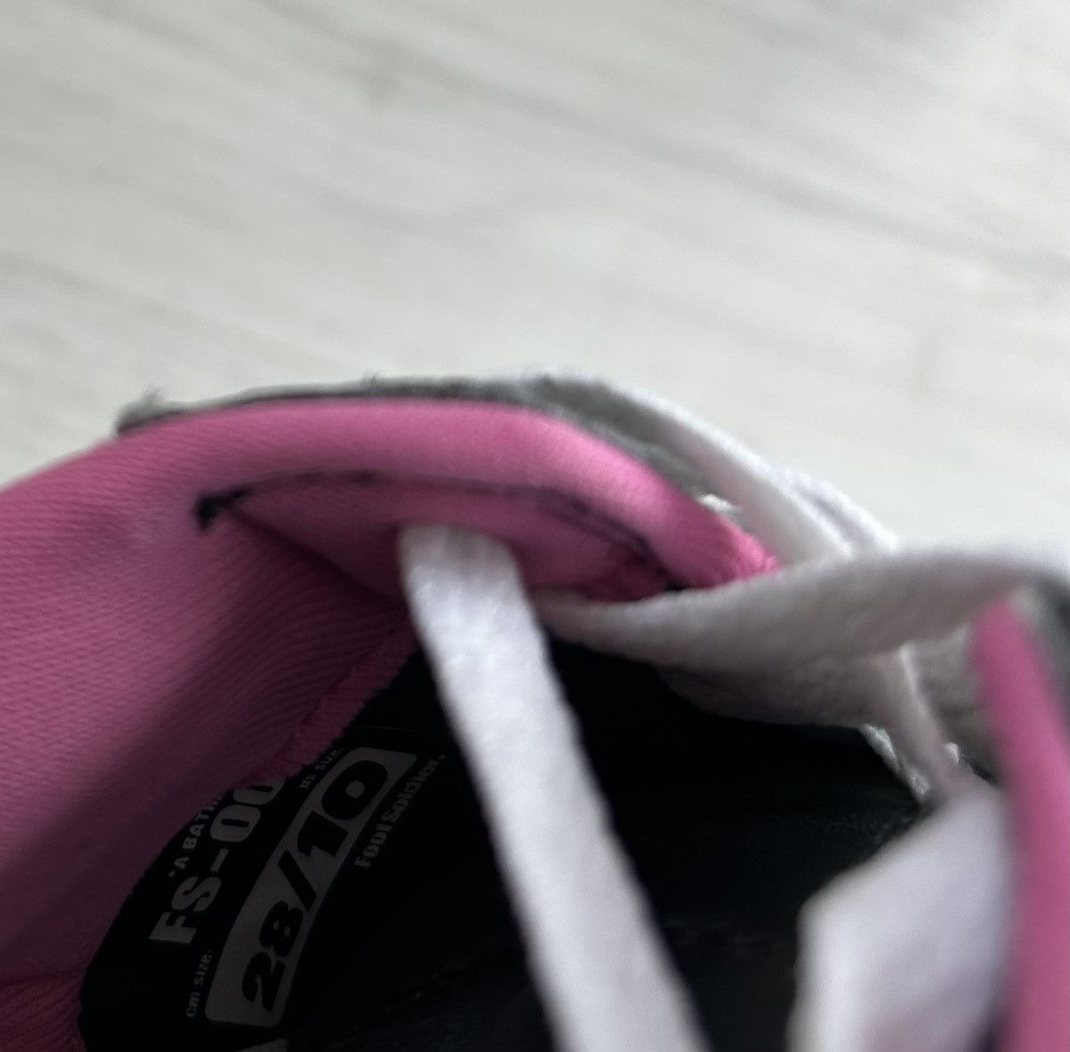 Bape VERY RARE OG 2004 A BATHING APE X UNKLE BLACK/PINK BAPESTA Size US 10 / EU 43 - 10 Thumbnail