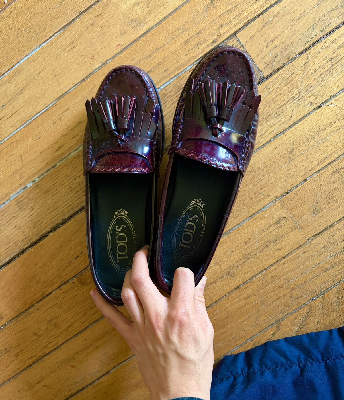 Tod's Tod’s Oxblood Loafers Size US 5.5 / IT 35.5 - 1 Thumbnail