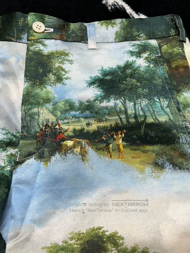 Comme des Garcons Comme Des Garcons size S Medieval Oil Painting Landscape F Size 23" - 6 Thumbnail