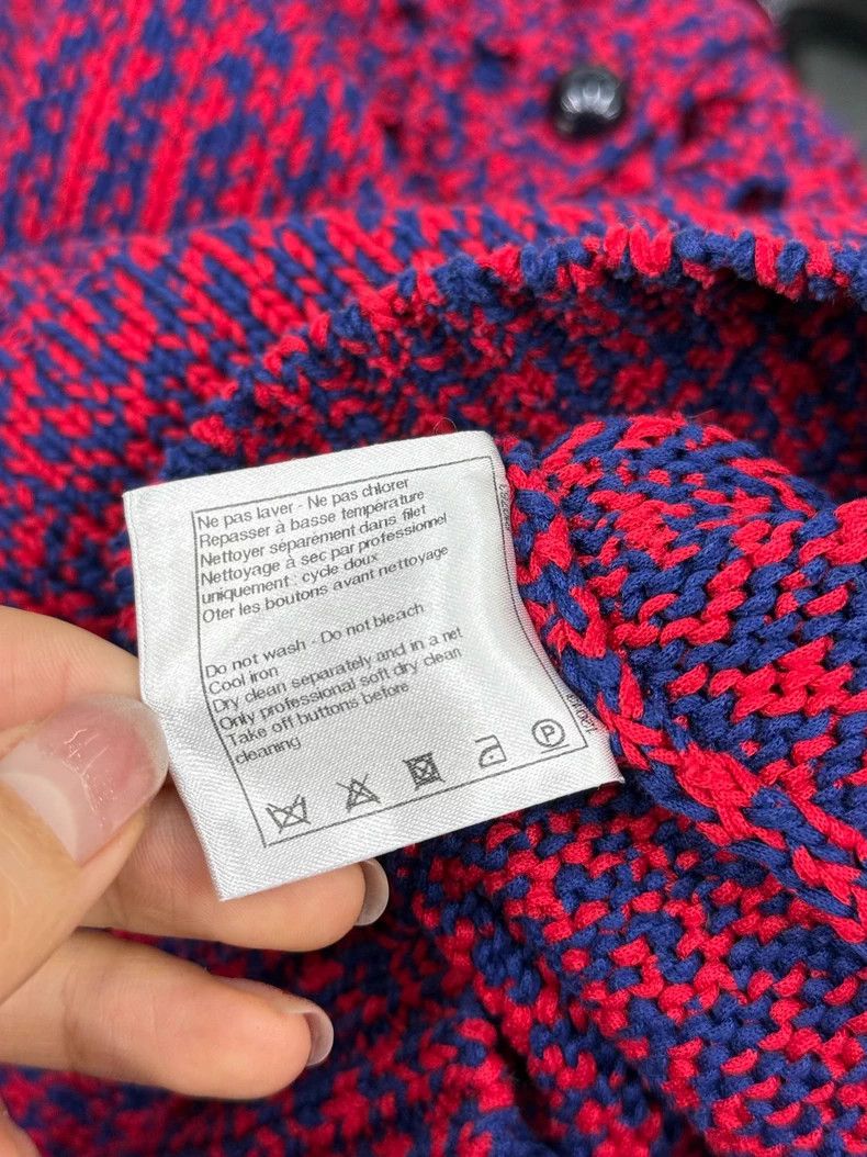 Chanel Chanel Red and blue knitted sweater Size XS / US 0-2 / IT 36-38 - 6 Thumbnail