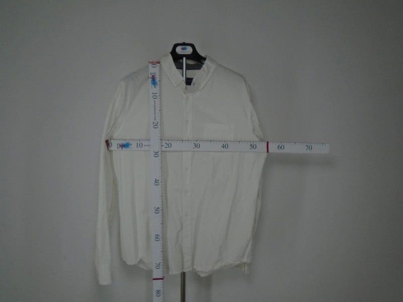 Pull & Bear Men's Shirt Pull & Bear. White. XL. Condition: Very good Size US XL / EU 56 / 4 - 7 Thumbnail