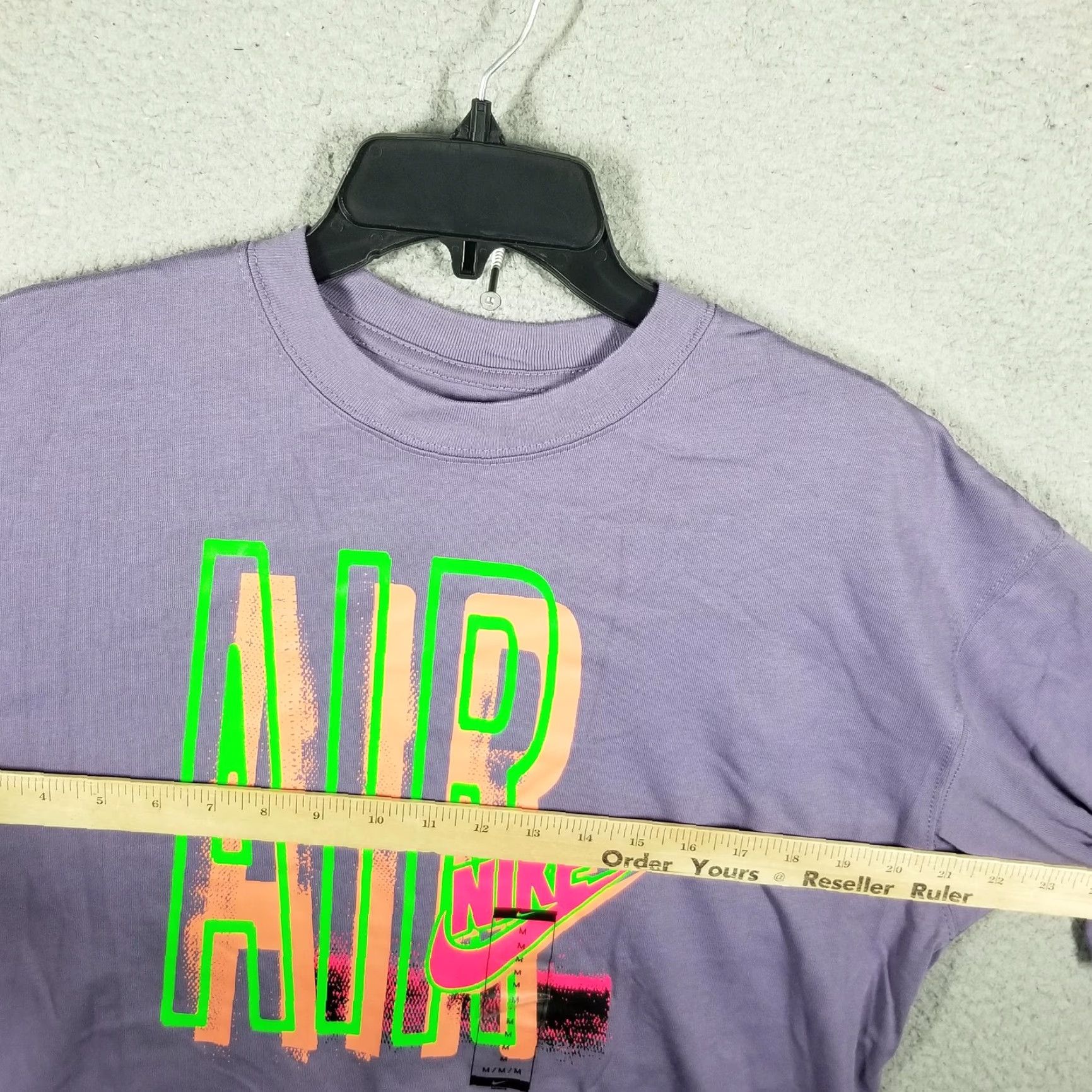Nike Sportswear T-Shirt Men Medium Purple Air NSW DNA Retro DD1404-588
