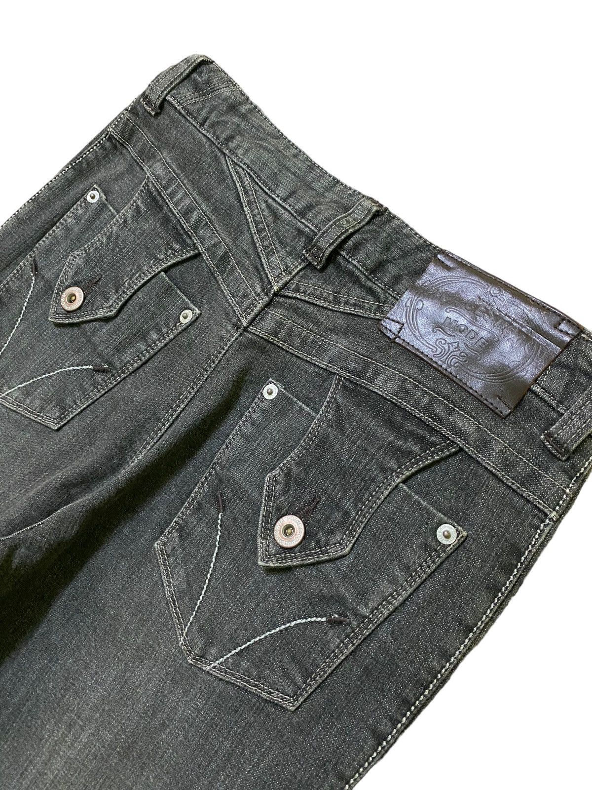 If Six Was Nine × Japanese Brand × Vintage Flared Comme Ci Comme Ca Bootcut Denim Jeans Size US 27 - 18 Thumbnail