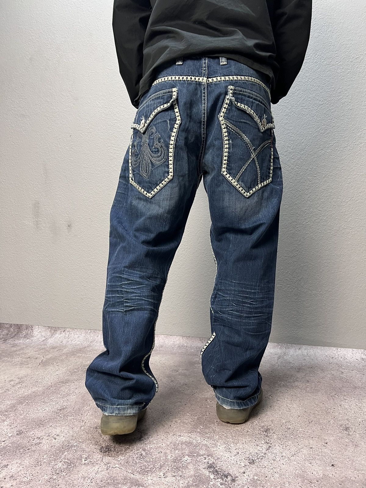 Japanese Brand × True Religion Vintage True Religion STYLE Straight LOW WAIST Jeans Size US 36 / EU 52 - 7 Thumbnail