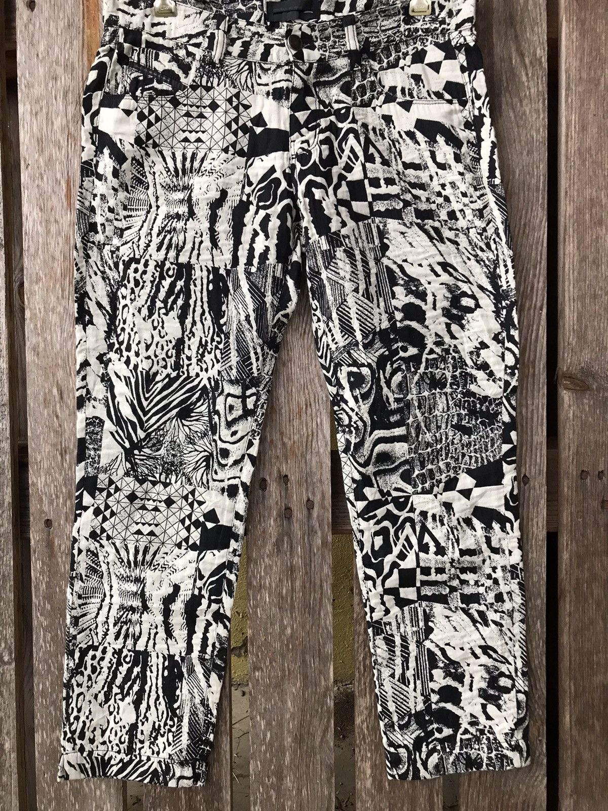 Diesel Black Gold Diesel Black Gold Punk Overprint Pant Size 30" / US 8 / IT 44 - 3 Thumbnail